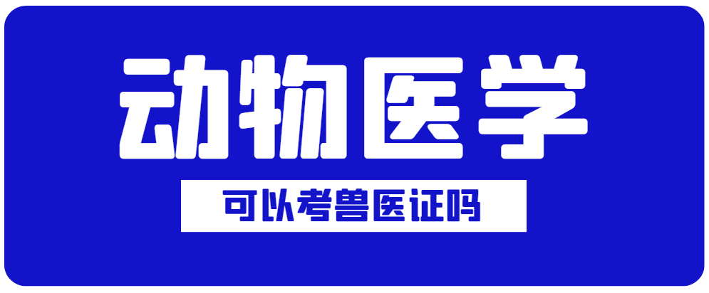 动物医学成人高考本科可以考兽医资格证吗？(图1)