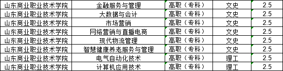 2024年山东商业职业技术学院成人高考高起专层次院校报考(图2)