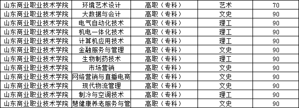 2025年山东商业职业技术学院成人高考高起专层次院校报考指南(图2)